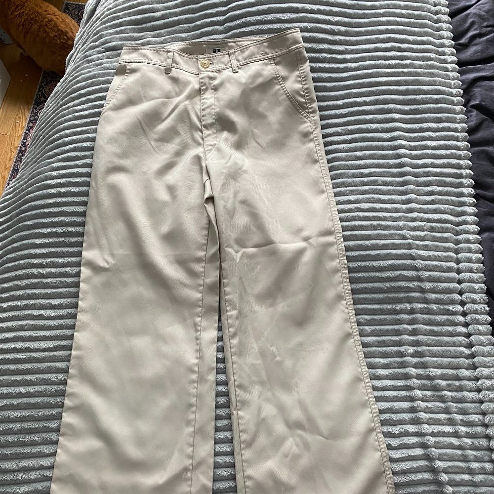 High-waisted | Wide Leg Work Pants - Uniqlo U